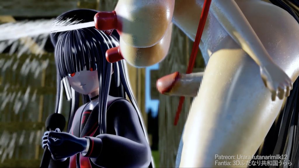 [3Dふたなり共和国 (うらら)] (5分8秒)乳搾り体験で出ちゃったふたなり h8H